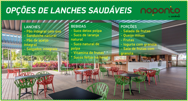 Novidades Saudáveis na Lanchonete